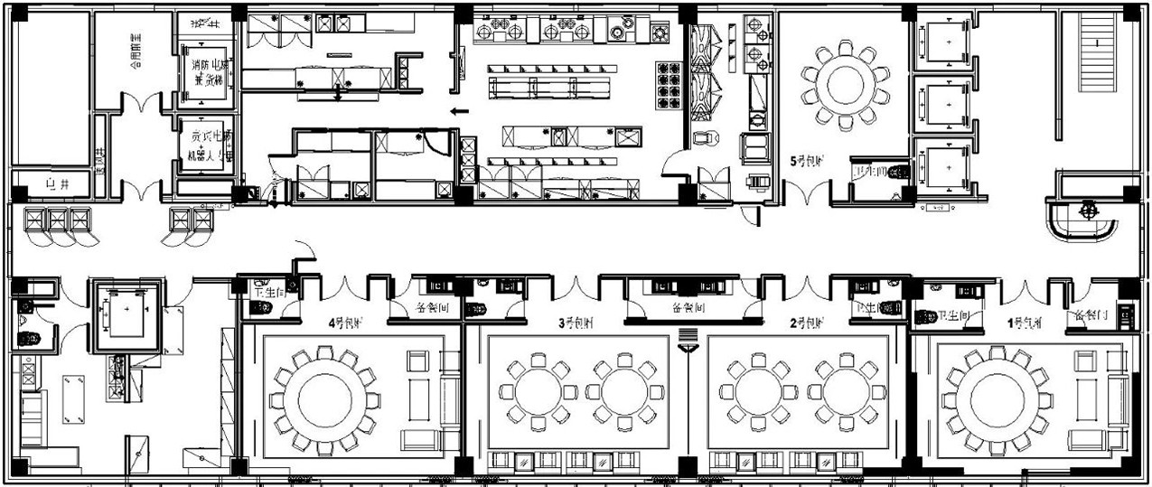 酒店厨房工程设计图